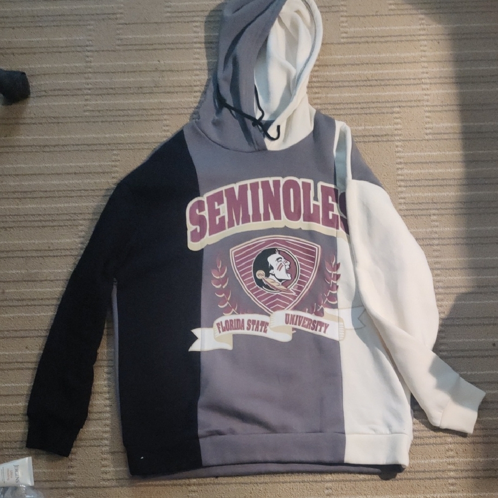 Florida State University Seminoles Hoodie - Black, Gray, White